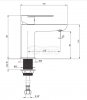 DEANTE Bateria umywalkowa ALPINIA BGA_N20M